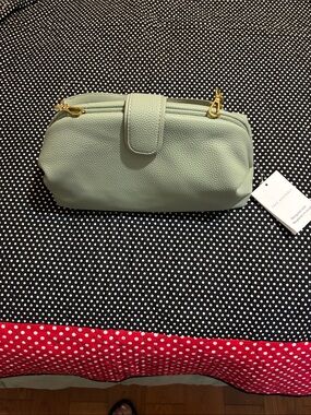 Free Assembly Mint Green Women's Crossbody Clutch Bag
